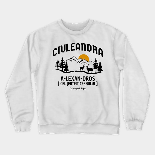 Ciuleandra Maria Tanase Crewneck Sweatshirt by Supertrooper